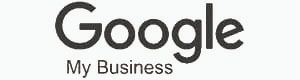 Logo Google Moja Firma na białym tle.